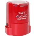 Оснастка автоматическая GRAFF 46040 HUMMER "GLOSSY", для печати d 40 мм, красная с футляром