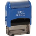 Оснастка автоматическая GRAFF 4912 P3 "GLOSSY", для штампа 47х18 мм, синяя