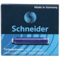 Патроны чернильные к перьевой ручки Schneider, 6 шт., синие