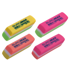 Ластик для карандаша Buromax, ассорти