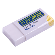 Ластик для карандаша Buromax, в индивидуальной упаковке