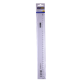 Линейка пластиковая 30см Buromax, прозрачная