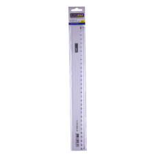 Линейка пластиковая 30см Buromax, прозрачная