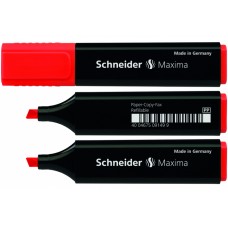 Маркер текстовый Schneider MAXIMA, красный
