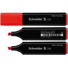 Маркер текстовый Schneider JOB 150, красный