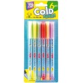 Набор гелевых ручек Cool for school "Cold Shine", 6шт