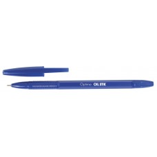 Ручка масляная Optima OIL STIK, 0,5 мм, синяя