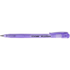 Ручка шариковая автоматическая Economix PLUTON, 0,5 мм, фиолетовая