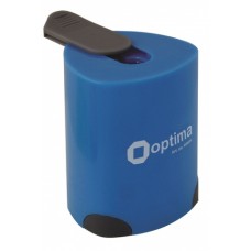 Точилка пластиковая с контейнером Optima, 1 лезвие, ассорти
