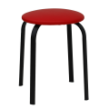 Табурет Примтекс Плюс Zeppo Black S-3120, красный