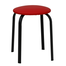 Табурет Примтекс Плюс Zeppo Black S-3120, красный