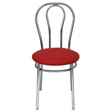 Стул Примтекс Плюс Tulipan chrome S-3120, красный