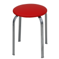 Табурет Примтекс Плюс Zeppo Alum S-3120, красный