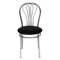 Стул Примтекс Плюс Venus chrome CZ-3, черный