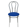 Стул Примтекс Плюс Tulipan chrome S-5132, синий