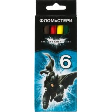 Фломастеры Cool for school "Batman", 6 цветов