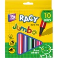 Фломастеры Cool for school Racy Jumbo, 10 цветов, в бумажной коробке