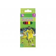 Фломастеры Cool for school Football, 6 цветов