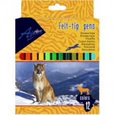 Фломастеры Economix Animal story, 12 цветов