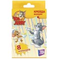 Мел цветной восковой Cool for school "Tom & Jerry", 8 шт.