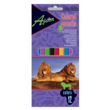 Карандаши цветные Economix "Africa", 12 цветов