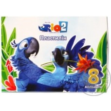 Пластилин Cool for school "Rio", 8 цветов, 160 г, картон