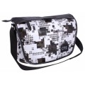 Сумка через плечо горизонтальная Cool for school "Black and White"