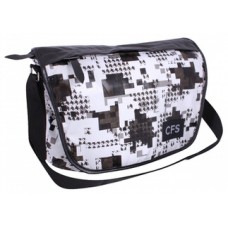 Сумка через плечо горизонтальная Cool for school "Black and White"