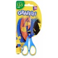 Ножницы детские Cool for school "GRAFFITI", 13,5 см.