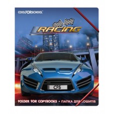 Папка пластиковая Cool for school "Racing", В5, на резинках