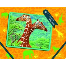 Папка пластиковая Cool for school "My Funny Giraffe", В5, на резинках