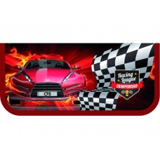 Пенал пластиковый на молнии Cool for school "Racing", A6