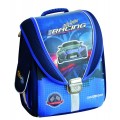 Ранец школьный каркасно-трансформер Cool for school "Blue Car", 14"