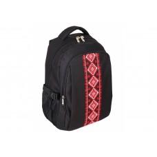 Рюкзак молодежный Cool for school "Vyshyvanka Red", 17"