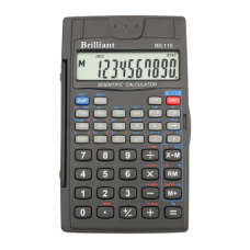 Калькулятор инженерный Brilliant BS-110, 8+2 разрядов, размер 72х120х12мм