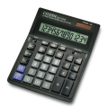 Калькулятор настольный Citizen SDC-554S, 14 разрядов, размер 153х199х30.5мм