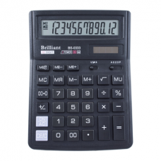 Калькулятор настольный Brilliant BS-0333, 12 разрядов, размер 143х192х39,5мм