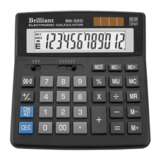 Калькулятор настольный Brilliant BS-320, 12 разрядов, размер 156х157х34мм