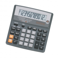 Калькулятор настольный Citizen SDC-620, 12 разрядов, размер 156х156х31мм