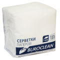 Салфетки бумажные Buroclean, 240x240 мм, 100шт, белые