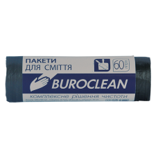 Пакеты для мусора ECO 60л/20шт. Buroclean (черные)