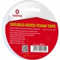 Лента клейкая двусторонняя "FOAM Solvent" на вспененной основе, 18 мм х 2 м х 1 мм Optima