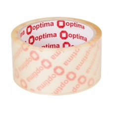 Лента клейкая упаковочная 48 мм х 35 м х 43 мкм Optima Extra, прозрачная