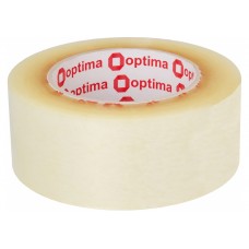 Лента клейкая упаковочная 48 мм х 140 м х 43 мкм Optima Extra, прозрачная
